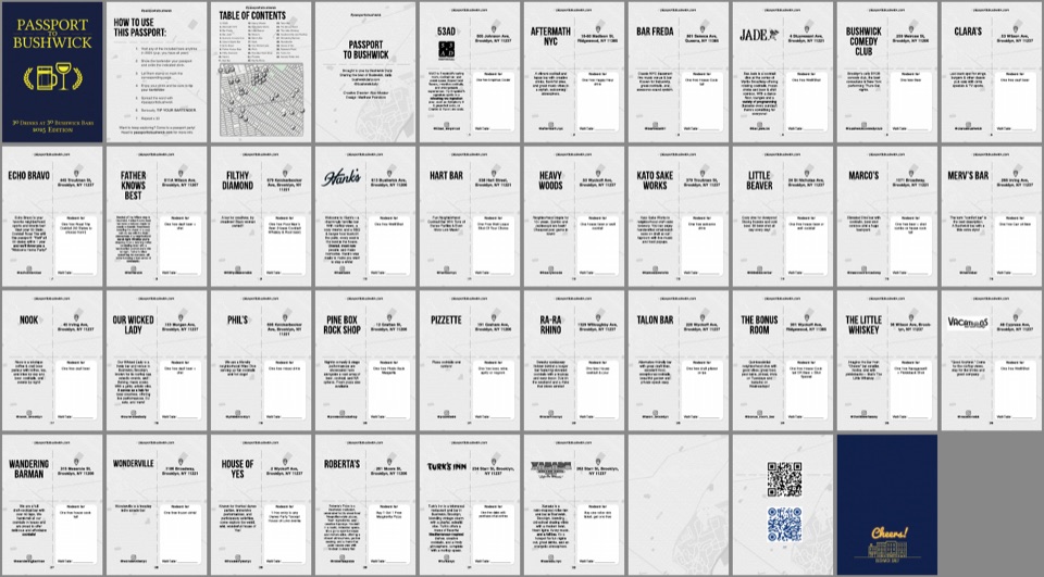 Every page of the 2025 edition, laid out in a grid