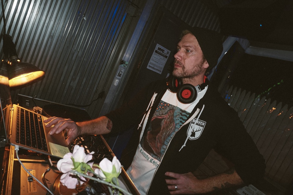 DJ NiteOwl at the decks